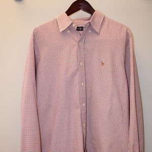 VINTAGE RALPH LAUREN DRESS UP SHIRT LONG SLEEVES LARGE